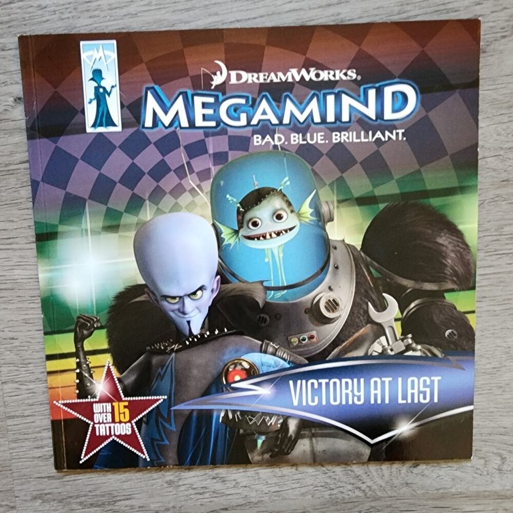 Megamind Victory at Last Children's Illustrated Fiction Paperback Book 2010